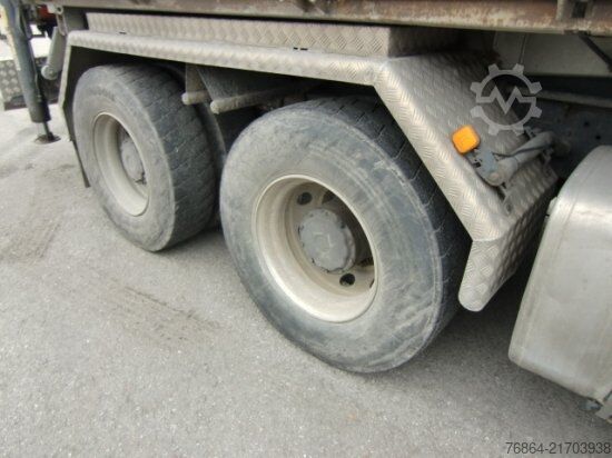 Three-sided tipper truck MAN TGA 33.430 6X4 KIPPER, MANUEL, E4 PALFINGER BLATT-BLATT