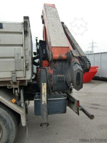 Three-sided tipper truck MAN TGA 33.430 6X4 KIPPER, MANUEL, E4 PALFINGER BLATT-BLATT