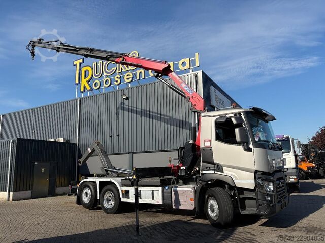Kranwagen Renault C440 + HMF 2320 K3-- 3X EXT. + REMOTE + HAAKARM...