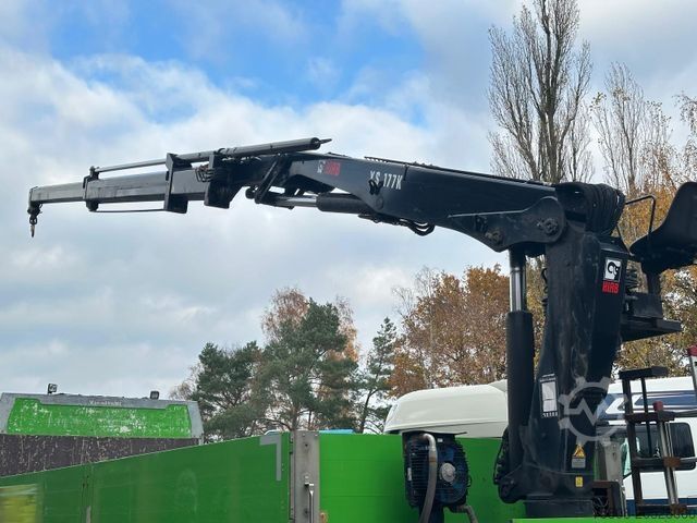 Truck mounted crane VOLVO FM420 Baustoff Hiab XS177 Lift/Lenk UVV Waage