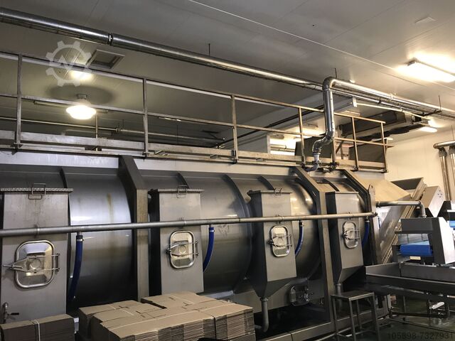 Heavy duty continuous cooling screw JBT FT NON Cooling screw for vegetables and sauce pouches