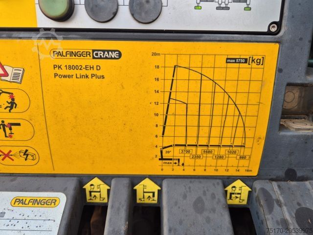 Tipper truck SCANIA G490 LB6x2*4HNB Palfinger PK 18002-EH D Funk AHK