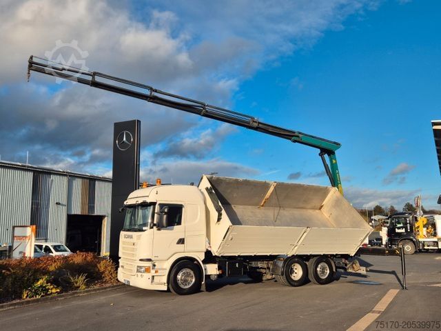 Tipper truck SCANIA G490 LB6x2*4HNB Palfinger PK 18002-EH D Funk AHK