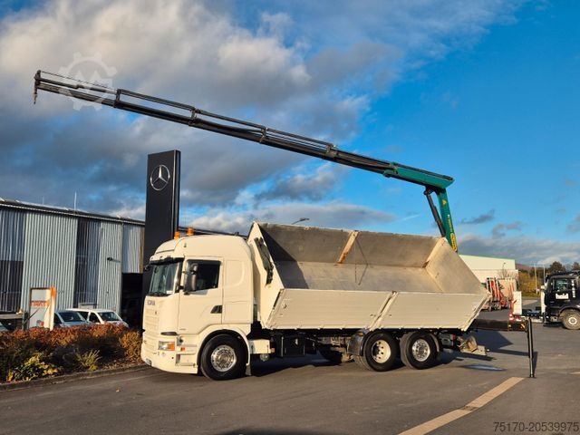 Tipper truck SCANIA G490 LB6x2*4HNB Palfinger PK 18002-EH D Funk AHK