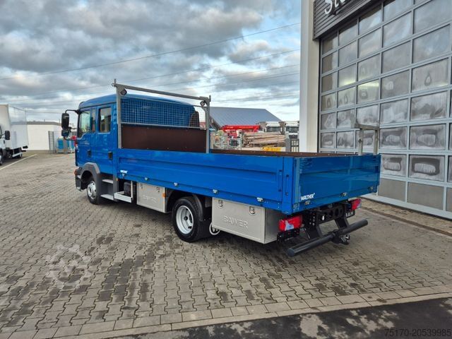 Pick-up van MAN TGL 8.220 4x2 BL Doka 7 Sitze AHK Klima Standh.