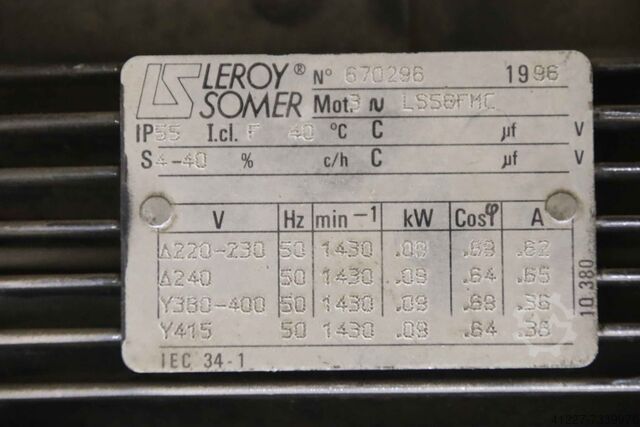 Kettenzug mit Fahrwerk 1000 kg Unelec UX 200UX100 24V2