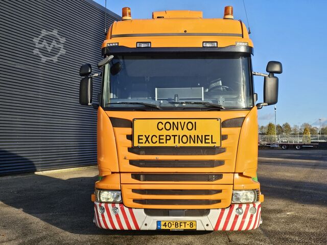 Low loader Scania R410 6x2 / RETARDER + NOOTEBOOM DIEPLADER