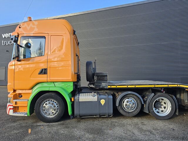 Low loader Scania R410 6x2 / RETARDER + NOOTEBOOM DIEPLADER