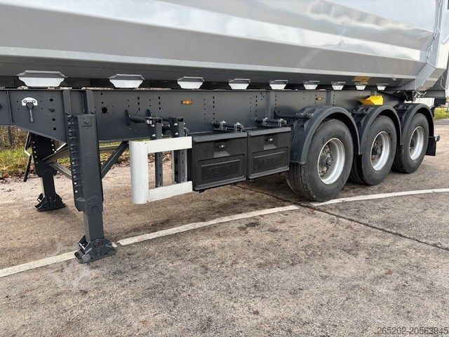 Tipper semitrailer KEMPF Aluhalbschalenmulde, SKM 36/3 ARB, 35 cbm