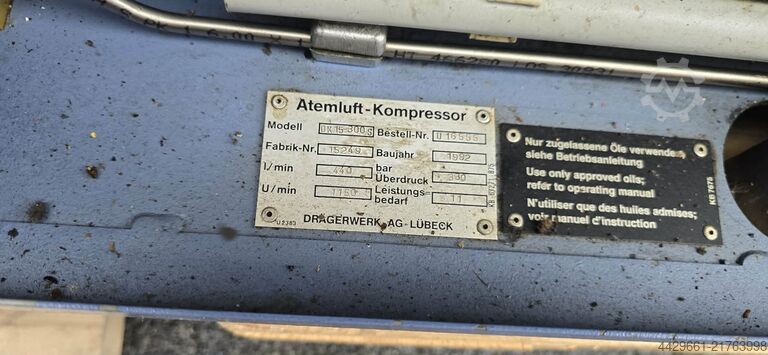 Angle compressor Dräger DK15-300S