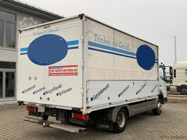 Beverage truck MERCEDES-BENZ Atego 916 816L_ 5m kurz_ Klima_ Bordwände_ Türen