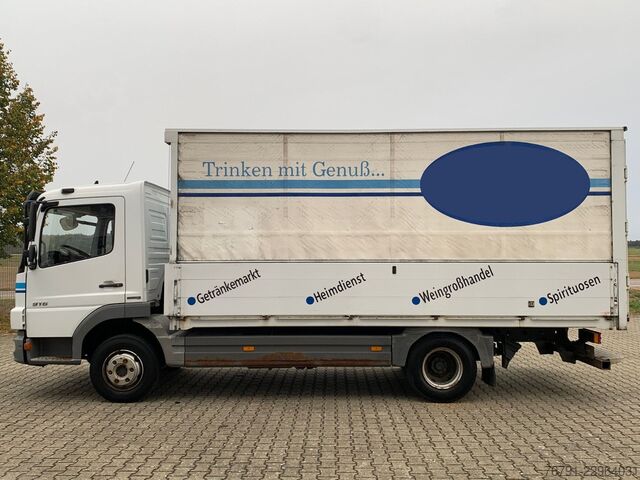 Beverage truck MERCEDES-BENZ Atego 916 816L_ 5m kurz_ Klima_ Bordwände_ Türen
