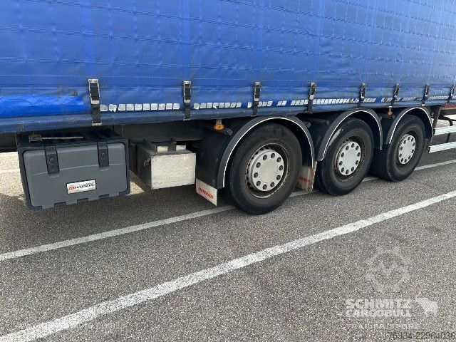 Open semitrailer with tarp Fruehauf Semitrailer Curtainsider Standard