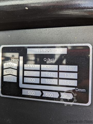 TDL201 FORKLIFT TRUCK EP TDL201