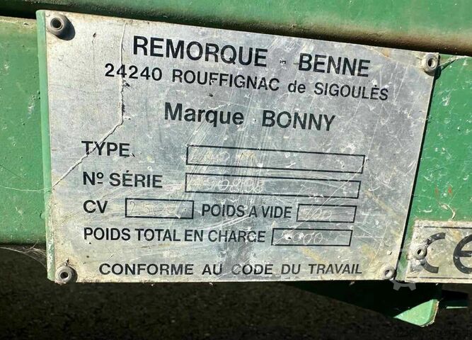 Tipping skip - 3,000 L BONNY 