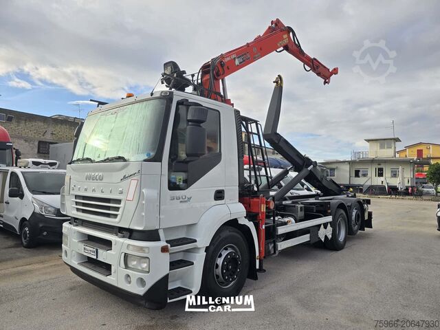 Crane truck Iveco STRALIS 260D36 GRU E SCARRABILE ADR