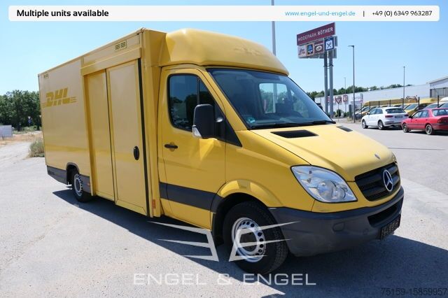 Transporter mit Koffer mercedes-benz SPRINTER 310 CDI MAXI EURO-5 KOFFER DURCHGANG REGALE KAMERA