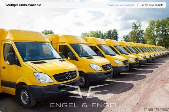 Box van mercedes-benz SPRINTER 310 CDI MAXI EURO-5 KOFFER DURCHGANG REGALE KAMERA SERVICE