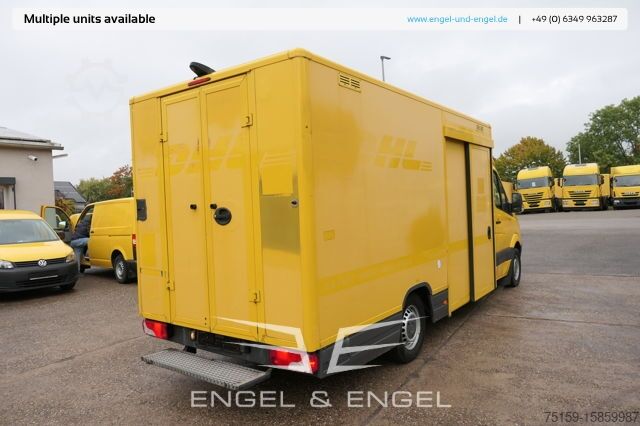 Box van mercedes-benz SPRINTER 310 CDI MAXI EURO-5 KOFFER DURCHGANG REGALE KAMERA SERVICE