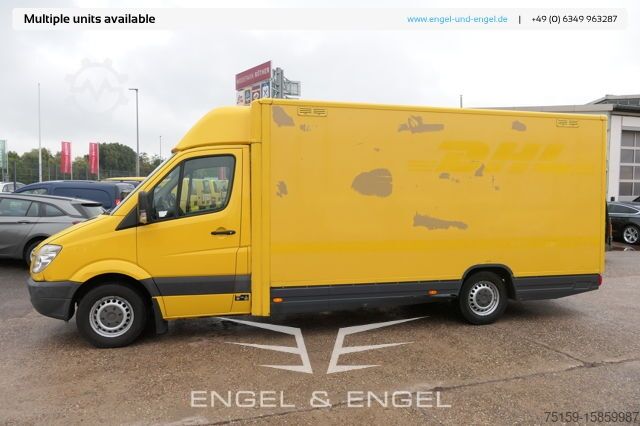 Box van mercedes-benz SPRINTER 310 CDI MAXI EURO-5 KOFFER DURCHGANG REGALE KAMERA SERVICE