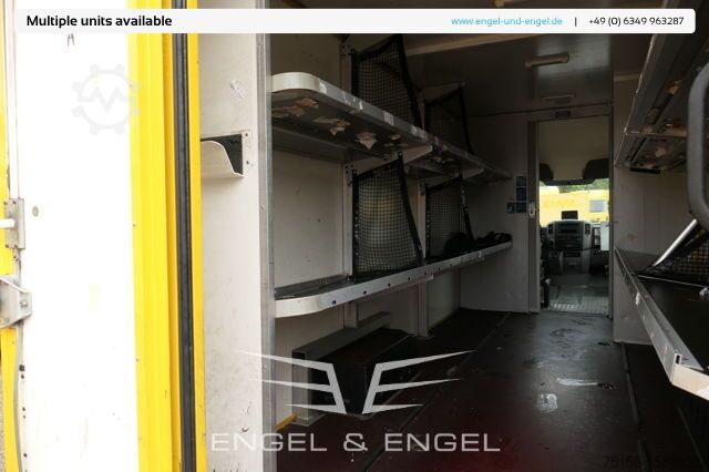 Box van mercedes-benz SPRINTER 310 CDI MAXI EURO-5 KOFFER DURCHGANG REGALE KAMERA SERVICE