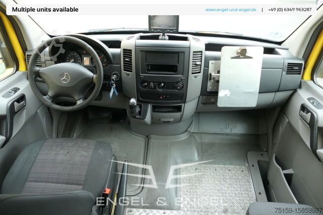 Box van mercedes-benz SPRINTER 310 CDI MAXI EURO-5 KOFFER DURCHGANG REGALE KAMERA SERVICE