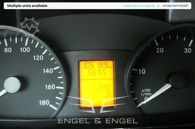 Box van mercedes-benz SPRINTER 310 CDI MAXI EURO-5 KOFFER DURCHGANG REGALE KAMERA SERVICE