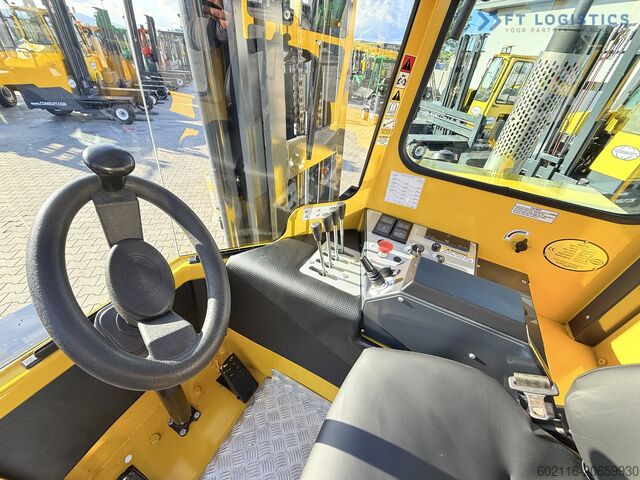 4-way forklift Combilift C5000XL GAS DUPLEX 6000MM FREE LIFT