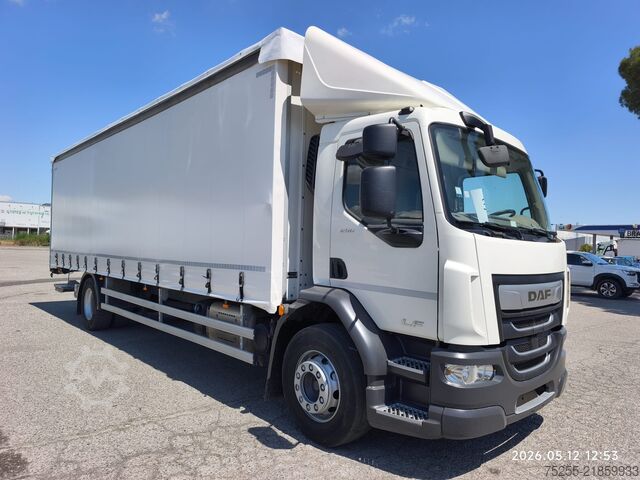 Flatbed truck with tarp DAF 18.290 LF EURO 6