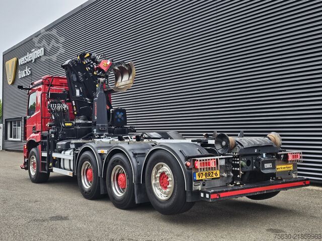 Hook arm system Mercedes-Benz AROCS 3645 8x4 / HIAB Z KRAAN + HAAKARM