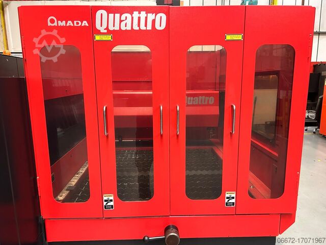 Laser cutting machine Amada QUATTRO 2KW