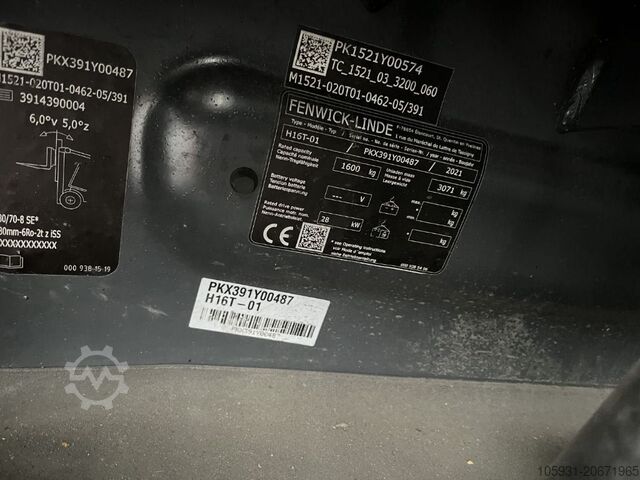 Treibgasstapler Linde H16T-01