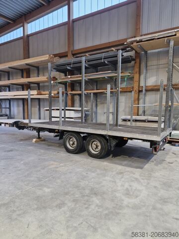 Long material transporter trailer Fuchs EA 9500