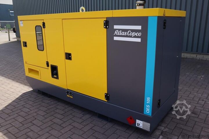 Generator set Atlas Copco QES 105 JD S3A ESF Valid inspection, *Guarantee! D