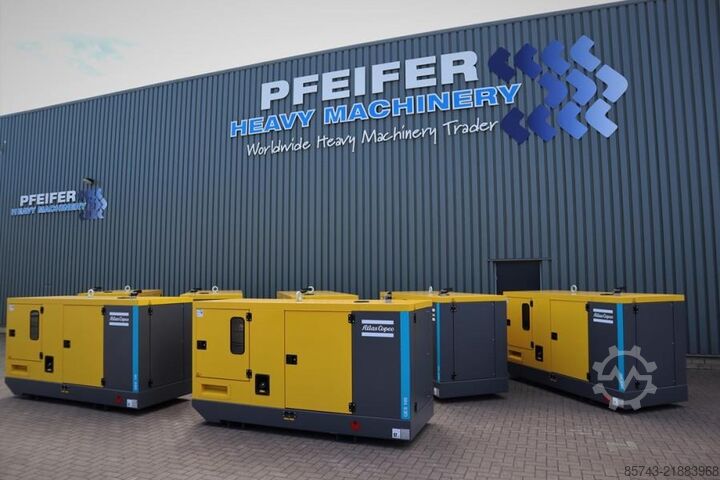 Generator set Atlas Copco QES 105 JD S3A ESF Valid inspection, *Guarantee! D