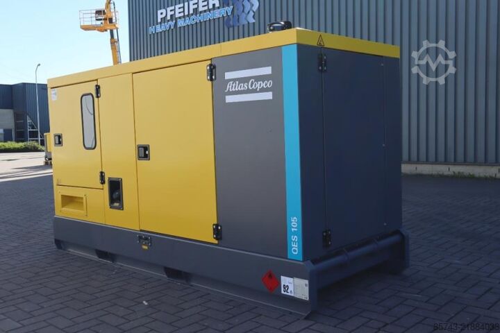 Generator set Atlas Copco QES 105 JD ST3 Valid inspection, *Guarantee! Diese
