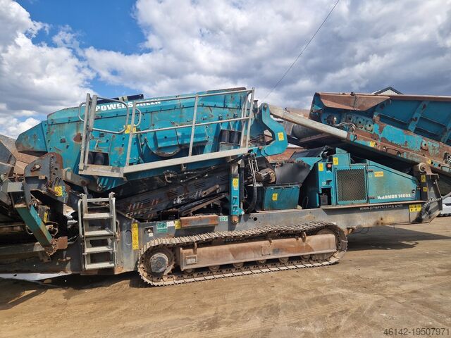Tracked Screening Plant Powerscreen Warrior 1400X