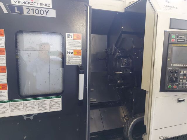 CNC lathe, with milling and Y axis Hyundai-Wia L2100Y