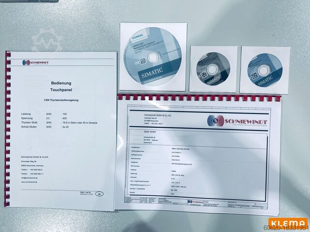 Instantaneous water heater with control Schniewindt 97/DF-100