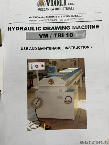 Hydraulische Ziehmaschine VIOLI VM TRI 10