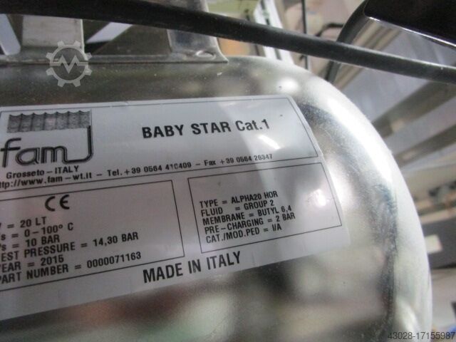 COMPRESSOR WITH OSMOSIS DEVICE & TANK FAM BABY STAR Cat.1