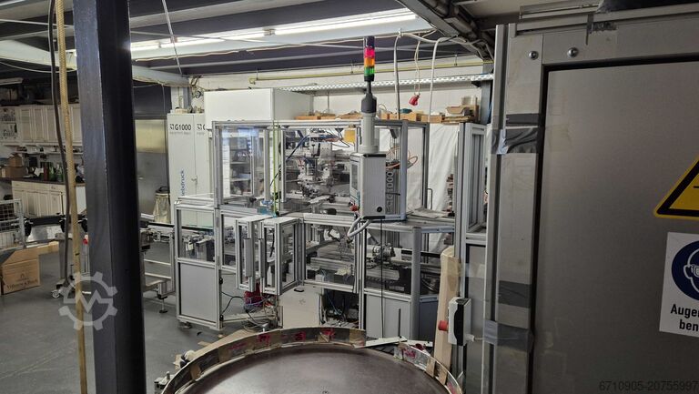 Siebdruckmaschine für Glasflaschen GST Siebdruckmaschine G1000