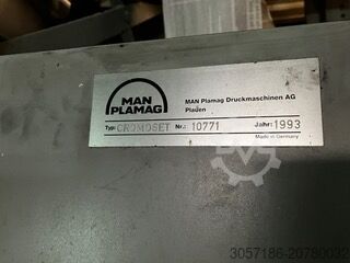 Rotationsdruckmaschine Man Plamag Cromoset