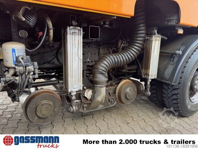 Spezial-LKW Mercedes-Benz Axor 1829 4x2, Zweiweg Z200, Kehrmaschine Faun