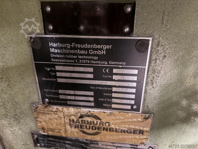 Hydraulische Reifenvulkanisierpresse Harburg-Freudenberger Maschinenbau GmbH KHP 46-150