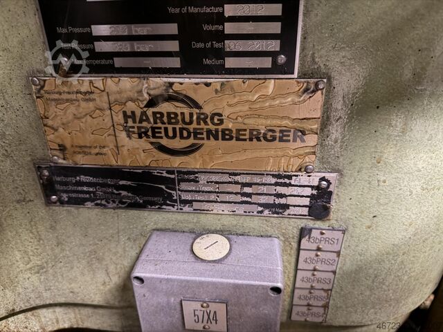 Hydraulische Reifenvulkanisierpresse Harburg-Freudenberger Maschinenbau GmbH KHP 46-150