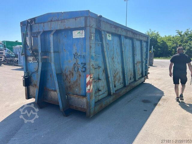 Abrollcontainer  CONTAINER SCARRABILE USATO CON COPERCHIO