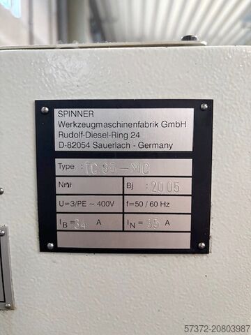CNC Drehmaschine Spinner TC 65-MC