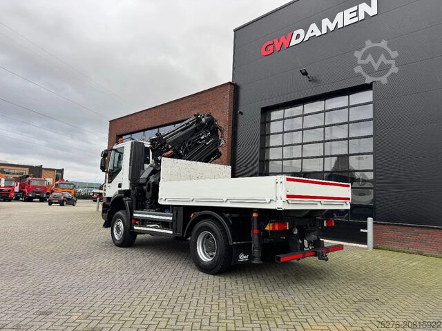 Kranwagen Iveco Trakker 410 4x4 Hiab 244-5 + Fly jib , winch 12...