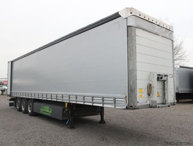 Auflieger mit Pritsche & Plane Schmitz Cargobull SCS 24 Liftachse P-Kasten Getränkezertifikat
